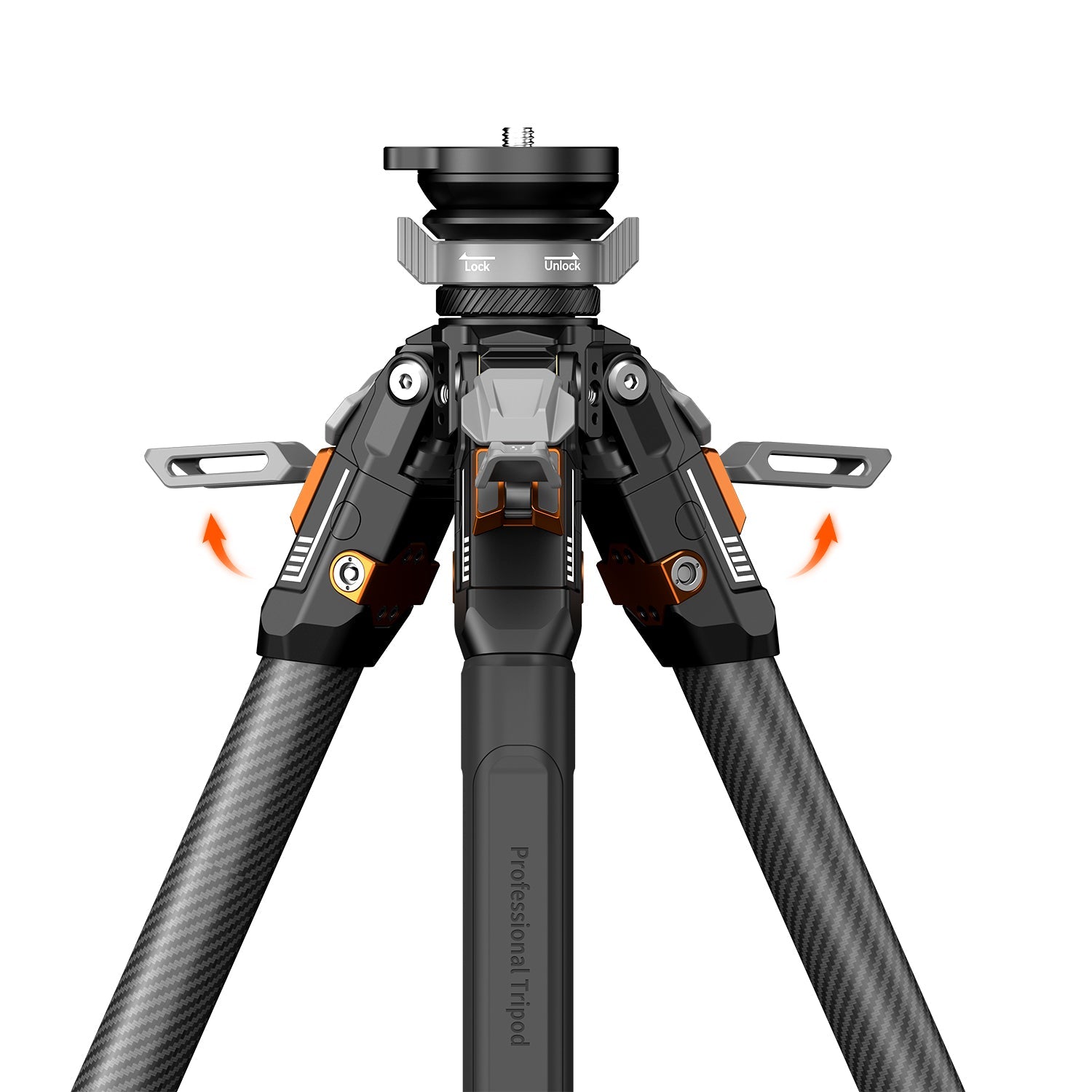 COMAN T1S Carbon Fiber Video Tripod Snap-Open 164.6cm